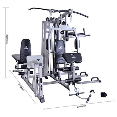 Мультистанция JX-1600 для фитнес-клуба с двумя весовыми стеками